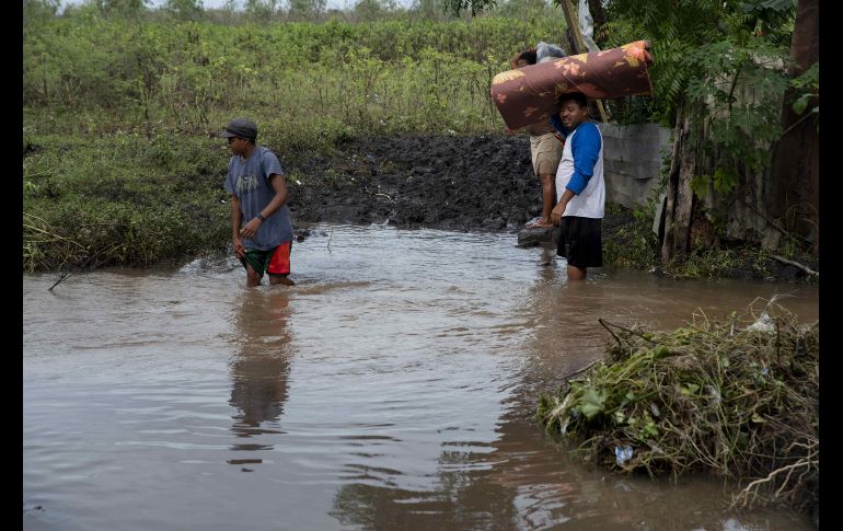 Se han reportado al menos 3 mil 123 viviendas anegadas por las lluvias. EFE / J. Torres