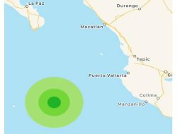 Tras el sismo no se reportan personas lesionadas o daños en la entidad. TWITTER / @SkyAlertMx