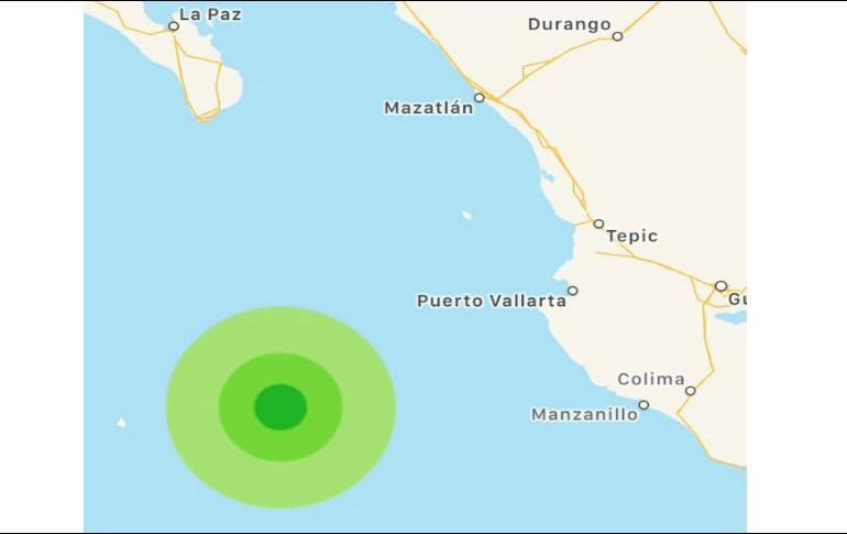 Tras el sismo no se reportan personas lesionadas o daños en la entidad. TWITTER / @SkyAlertMx