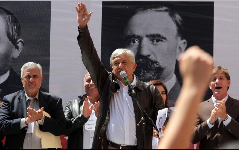 López Obrador considera que una de las medidas para atacar la violencia e inseguridad es la revisión de la legalización de las drogas. NTX / A. Monroy