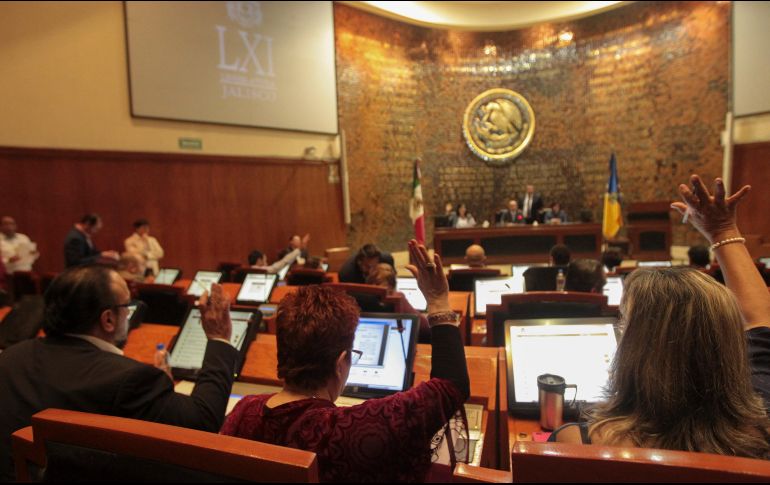 El presupuesto por cada diputado jalisciense es de 18.6 millones de pesos anuales, cantidad mayor al costo por legislador federal, que llega a los 16.9 millones. EL INFORMADOR / ARCHIVO
