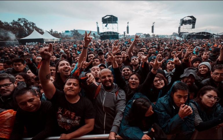 Durante el festival, System of a Down y Slayer deleitaron a sus seguidores, pese a la situación climatológica FACEBOOK / forcemetalfest