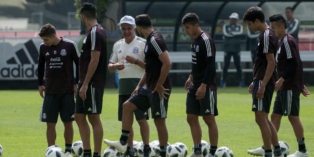 La Selecci&oacute;n Mexicana trabaja en el CAR con equipo incompleto