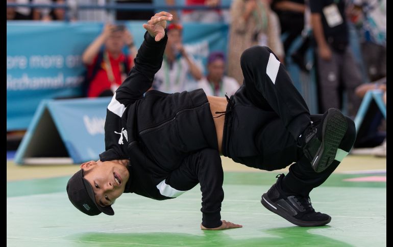 Shigekix, ganador del mundial de Breaking joven realizado en mayo último en la ciudad de Kawasaki, Japón. EFE / I. Walton