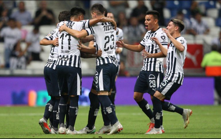 Rayados mantuvo la posesión del balón y generaba más jugadas que su rival. TWITTER/@CopaMX