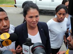 Hija del ex presidente Alberto Fujimori, quedó detenida preventivamente por 10 días, después que acudió a declarar ante un juez. EFE / ARCHIVO