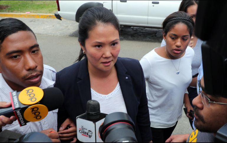 Hija del ex presidente Alberto Fujimori, quedó detenida preventivamente por 10 días, después que acudió a declarar ante un juez. EFE / ARCHIVO