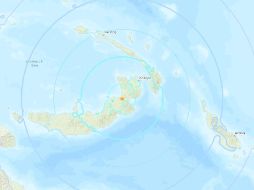 El sismo ocurrió a una profundidad de 39.5 kilómetros. ESPECIAL/USGS