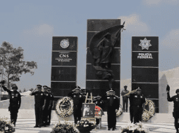 La Policía Federal llevó a cabo una ceremonia solemne para despedir a este oficial que tenía 17 años de servicio. TWITTER / @ManelichCC