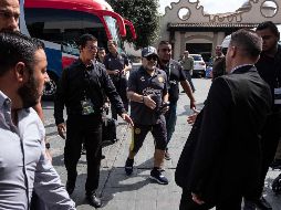 Núñez resaltó el saldo positivo de Dorados desde el arribo de Maradona (c) en reemplazo de Francisco Ramírez. AFP/G. Arias