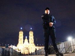 Las policías de Guadalajara y Zapopan informan que siguen brindando sus servicios para garantizar la seguridad de los participantes en la Romería. TWITTER / @PoliciaZapopan