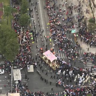 Reabren circulación en Centro de Guadalajara tras el paso de romeros