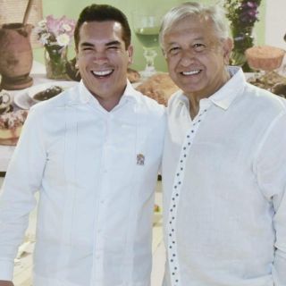 López Obrador se reúne con el gobernador de Campeche