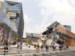 El desplome se registró cuatro meses después de la inauguración del centro comercial. SUN/ARCHIVO