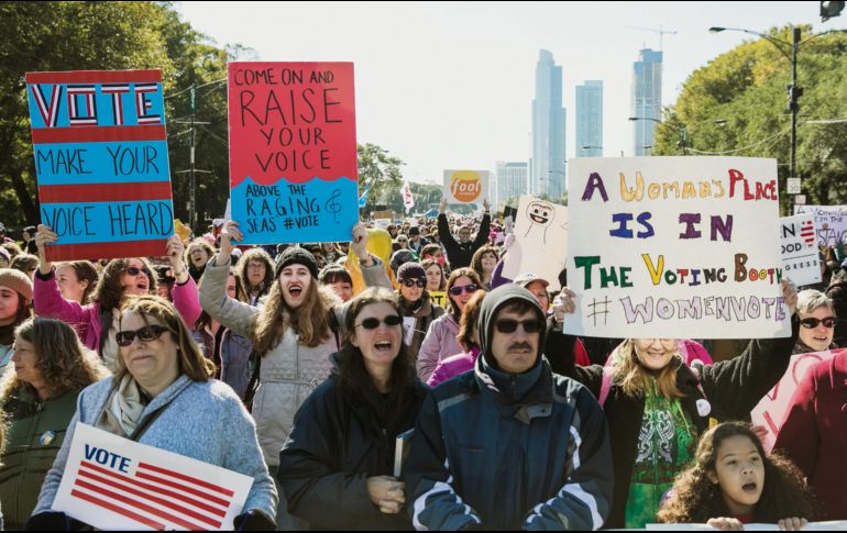 Manifestaciones como la de Chicago se llevarán a cabo este mes en varios estados, algunos tradicionalmente republicanos, como Texas, Georgia o Carolina del Sur. AP