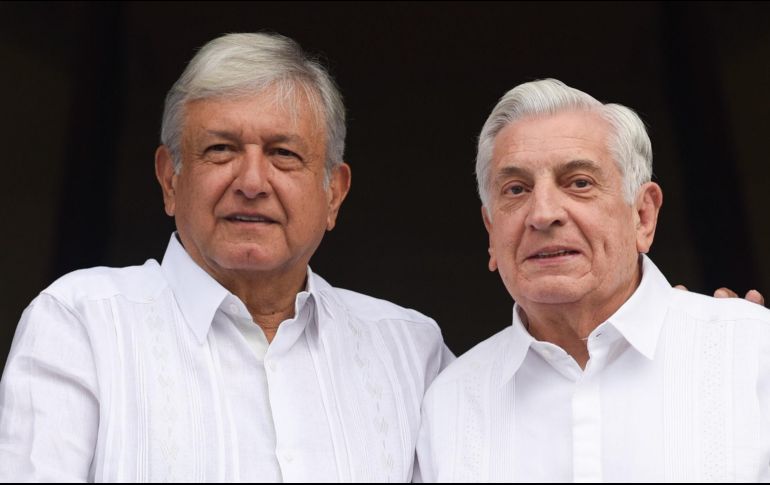 Andrés Manuel López Obrador se reunió con el gobernador de Tabasco. NTX / A. Monroy
