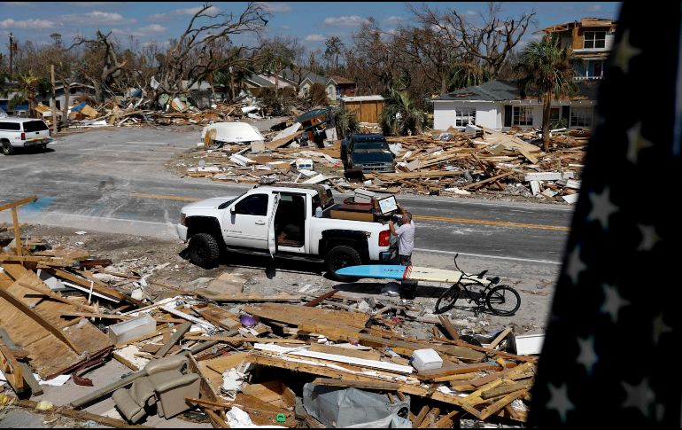 Trump consideró al huracán 