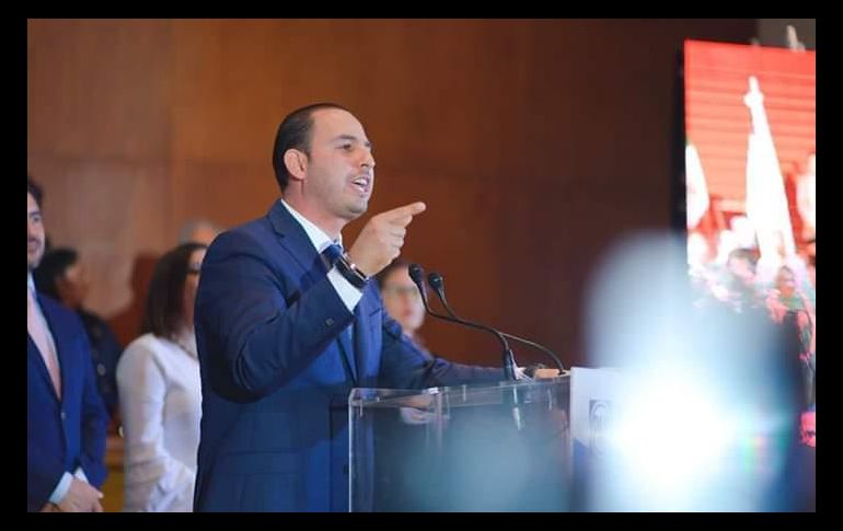 Cortés afirmó que el PAN se compromete a cuidar las instituciones y el equilibrio de poderes, así como a exigir al próximo gobierno el cumplimiento de sus promesas. TWITTER / @MauElizarrarasG