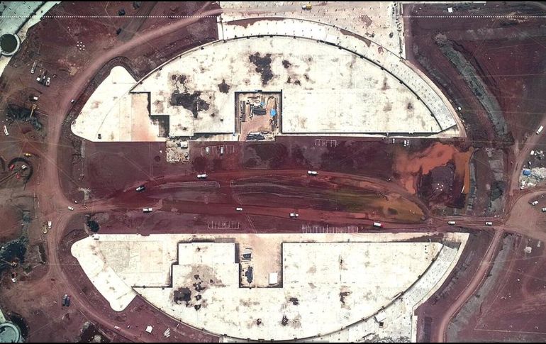 Santa Lucía fue estudiada en razón de su interacción con el resto de los aeropuertos del área terminal de México como base aérea militar. TWITTER / @NvoAerpuertoMx