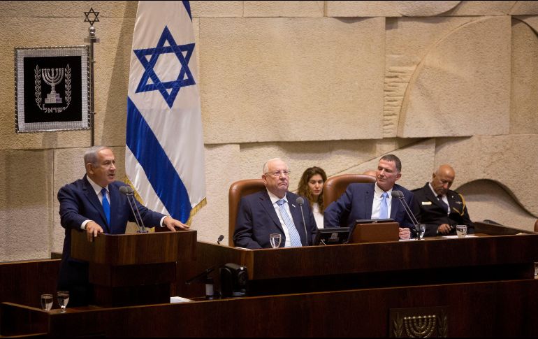 Benjamin Netanyahu discutió con su homólogo sobre el reforzamiento de sus relaciones bilaterales. AP/S. Scheiner