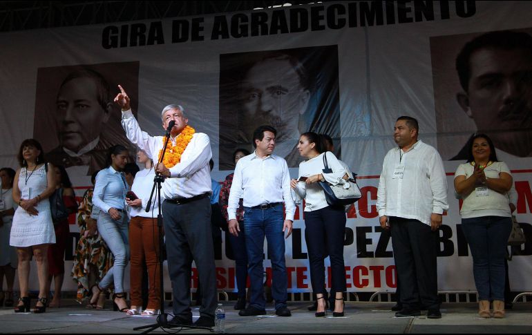 El morenista insistió en que se reducirá el gasto de publicidad en los medios de comunicación. NTX/F. Estrada