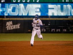 José Manuel “Manny” Rodríguez conectó cuadrangular en la sexta entrada, donde los Charros hicieron rally de seis carreras. EL INFORMADOR/F. Atilano