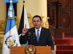 El Congreso de Guatemala mantener el fuero al presidente Jimmy Morales, por lo que no podrá ser investigado por la posible comisión de un delito de financiación electoral ilícita en la campaña de 2015. AFP/Archivo