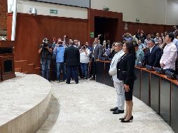 Aspectos generales de la ceremonia de toma de protesta. EL INFORMADOR/R. Rivas