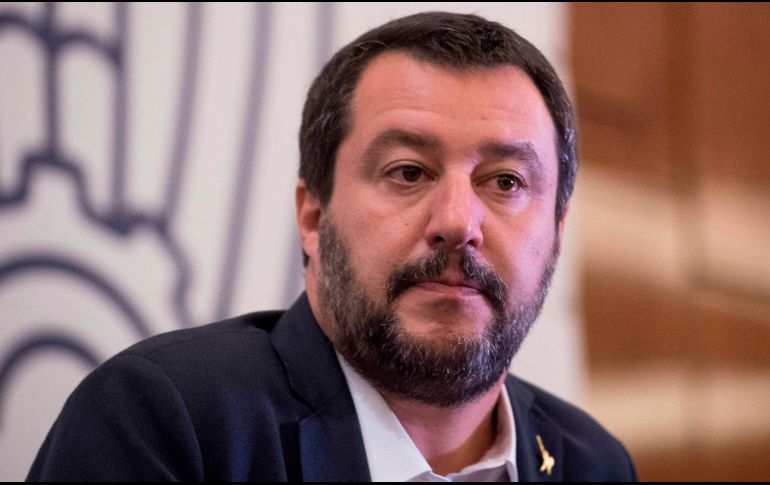 Salvini  criticó que s ecastigue Rusia por la anexión de Crimea y se apoye a Turquía, que ocupa una parte de Chipre desde hace 40 años. AFP/M. Antonov