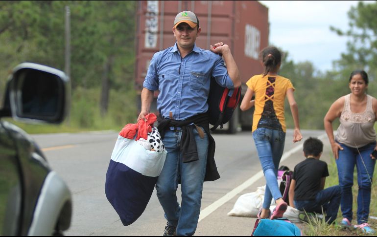 La llegada de centroamericanos a la frontera sur de México se incrementó hasta en un 500 por ciento. EFE / G. Amador
