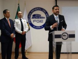 La Fiscalía General de Puebla brindó una conferencia de prensa para exponer los detalles de estas capturas. ESPECIAL/@FiscaliaPuebla