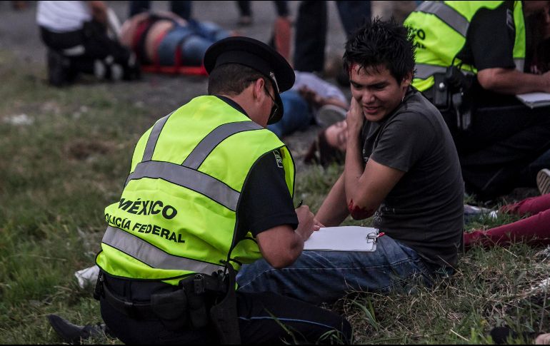 Hasta el momento, no se tiene un número determinado de personas heridas, las cuales fueron trasladadas a diversos hospitales. EL INFORMADOR/ARCHIVO