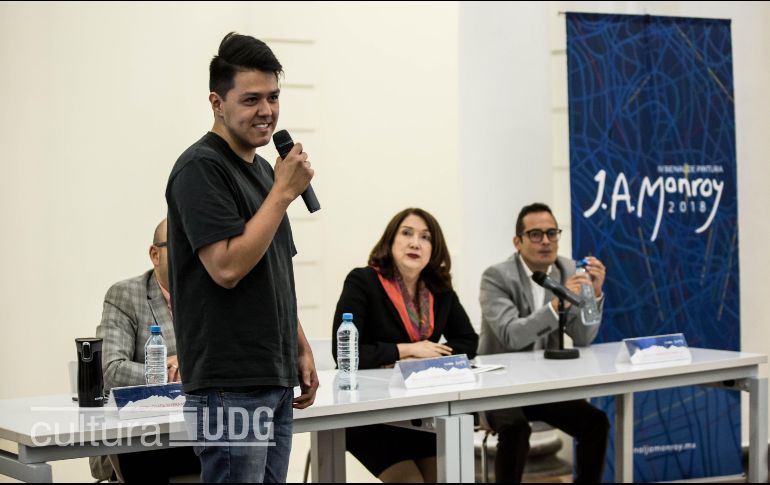 Juan Manuel Salas Valdivia obtuvo el primer lugar en la categoría Noveles Creadores. ESPECIAL