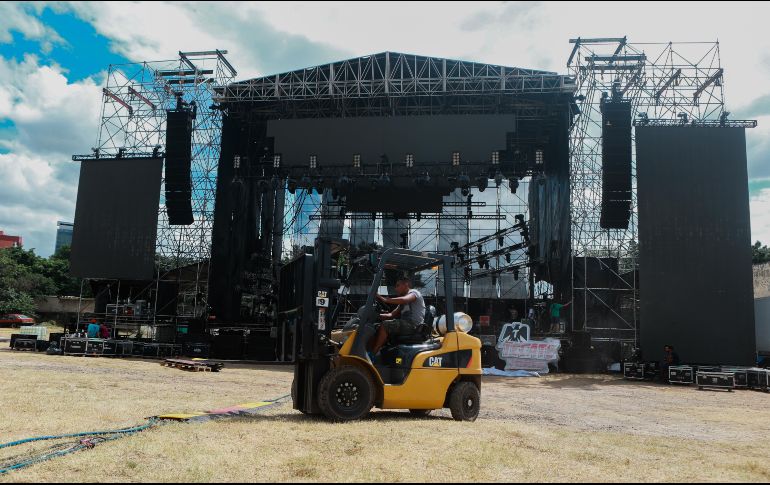 Detalles finales.  El concierto promete dos días de intensa y poderosa música. EL INFORMADOR/G. Gallo