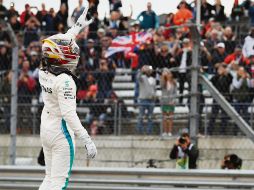 Lewis Hamilton tuvo que emplearse al máximo para asegurarse la primera posición en la parrilla de salida del Circuito de las Américas. AFP  / M. Thompson