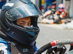 Cristian Cantú dio muestra de su calidad en el Kartodromo Checo Pérez. ESPECIAL