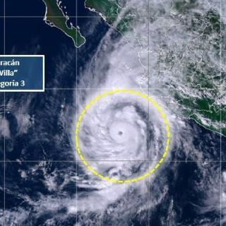 La trayectoria prevista para el huracán "Willa"