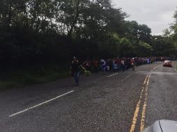 La nueva caravana ingresó por el punto fronterizo de Agua Caliente entre Guatemala y Honduras. TWITTER / @rudyproductions