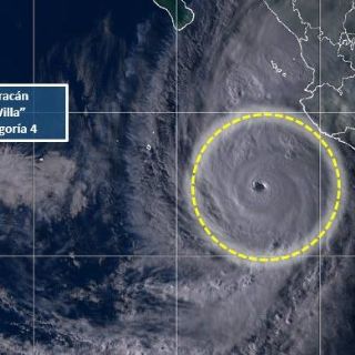 Huracán “Willa” alcanza la categoría 4