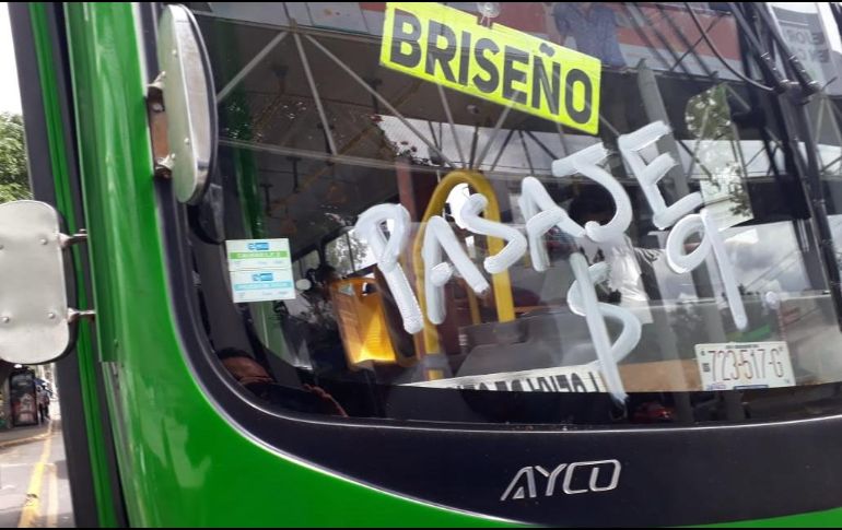 Según el secretario general Roberto López, algunos concesionarios obtuvieron una suspensión por parte del TAE con la que comenzaron a aplicar la tarifa, pese a que aún no se adhieren al esquema de ruta-empresa. ESPECIAL /