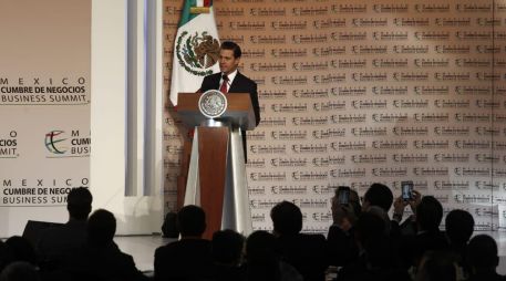 Peña Nieto asistió a la décimo sexta Cumbre de Negocios celebrada en Expo Guadalajara. EL INFORMADOR / A. Camacho