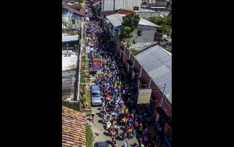 De acuerdo con el refugio para migrantes del municipio de Suchiate, fronterizo con Guatemala, se registraron siete mil 125 personas de la caravana que entraron a territorio nacional,