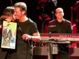 Mara regaló a Luis Miguel un cuadro que ella mismo pintó. INSTAGRAM / mara.love