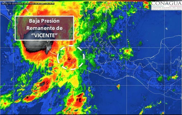 Piden a la población extremar precauciones ante lluvias, además de atender recomendaciones de autoridades de Protección Civil. ESPECIAL / smn.conagua.gob.mx/