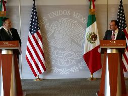 Tanto Pompeo como Videgaray acordaron sumar esfuerzos para atender a los viajeros. AP/ARCHIVO