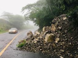Las autoridades mantendrán un operativo de vigilancia en las carreteras federales durante el tiempo en el que duren las precipitaciones. ESPECIAL