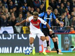 Sylla (I) anotó el gol del Mónaco al 32'. AFP/T. Samson