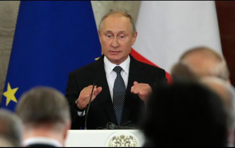 Putin expresó la esperanza de discutir el asunto con Trump en Paris, durante los festejos por el centenario del armisticio que puso fin a la Primera Guerra Mundial. AP/S. Chirikov