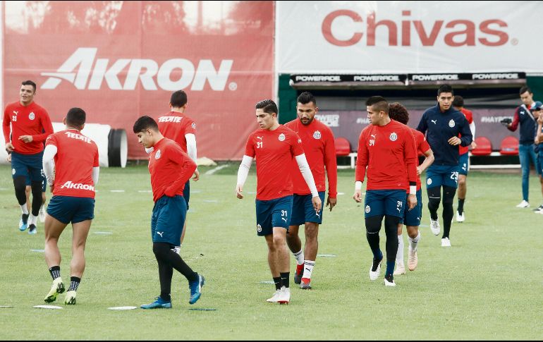En Chivas preparan el partido del sábado contra el Morelia, juego que necesitan ganar para seguir con aspiraciones de Liguilla. EL INFORMADOR / A. Camacho