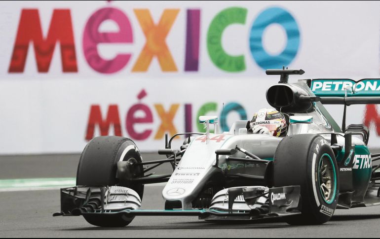 Lewis Hamilton viene a México a sellar su campeonato. ESPECIAL / F1